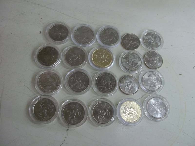 20 Delaware state quarters