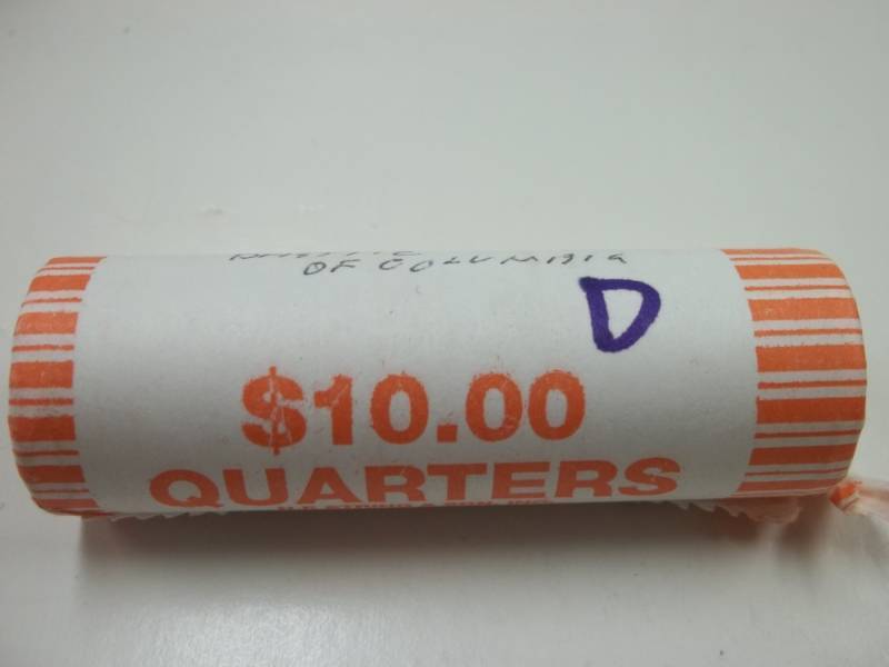 Roll of 2009 District of Columbia Quarters