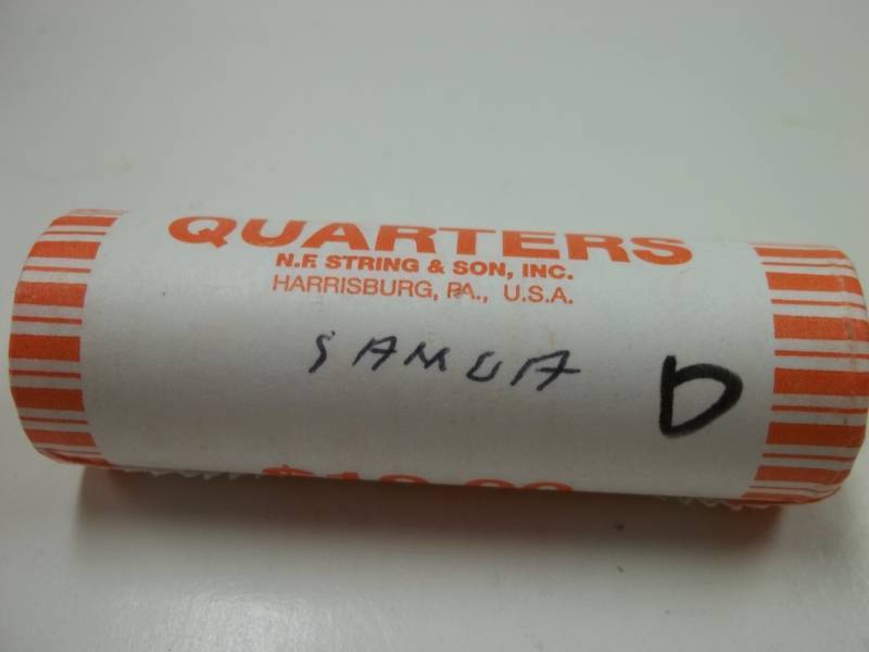 Roll of 2009 Samoa Quarters