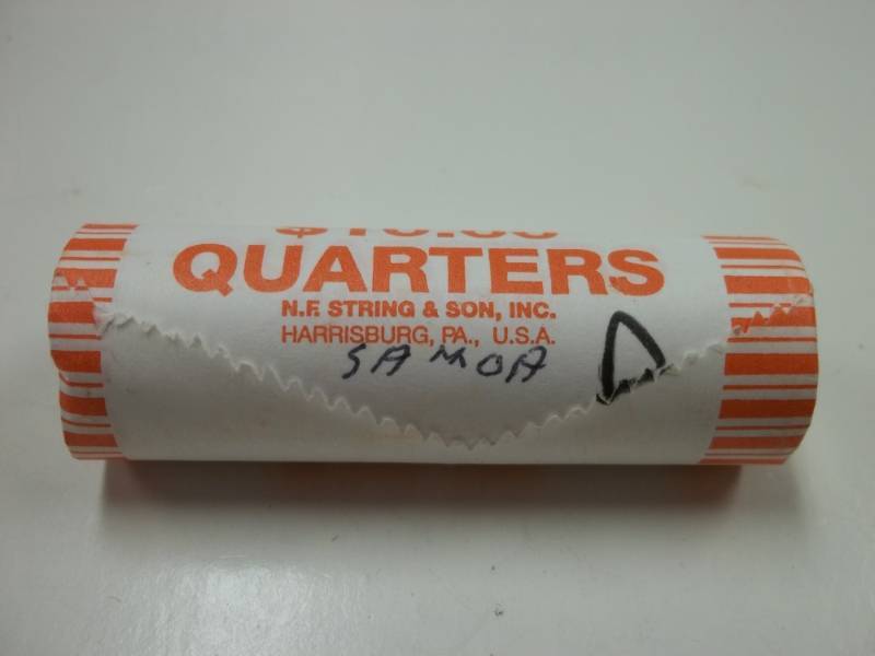 Roll of 2009 Samoa Quarters