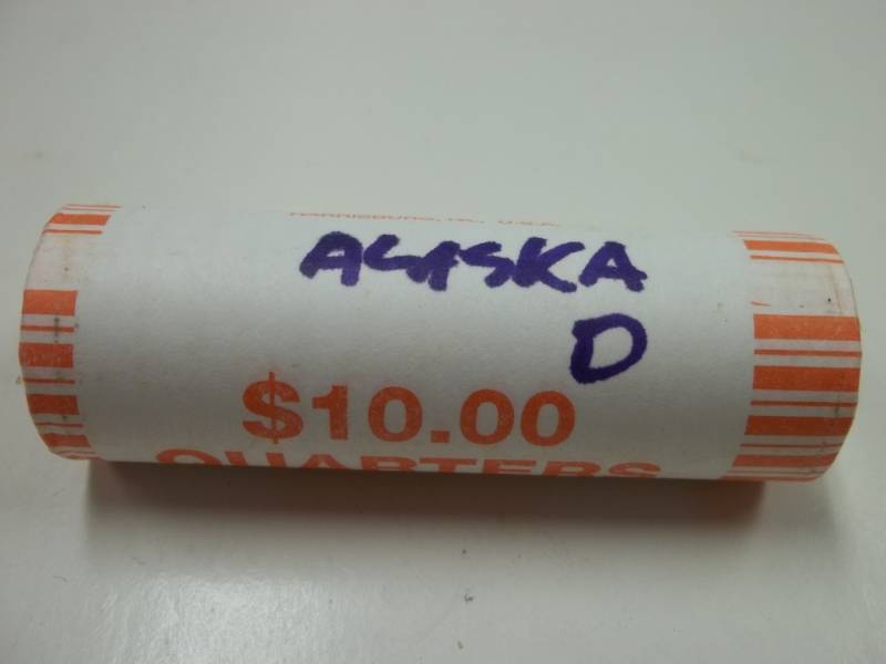 Roll of 2008 Alaska Quarters