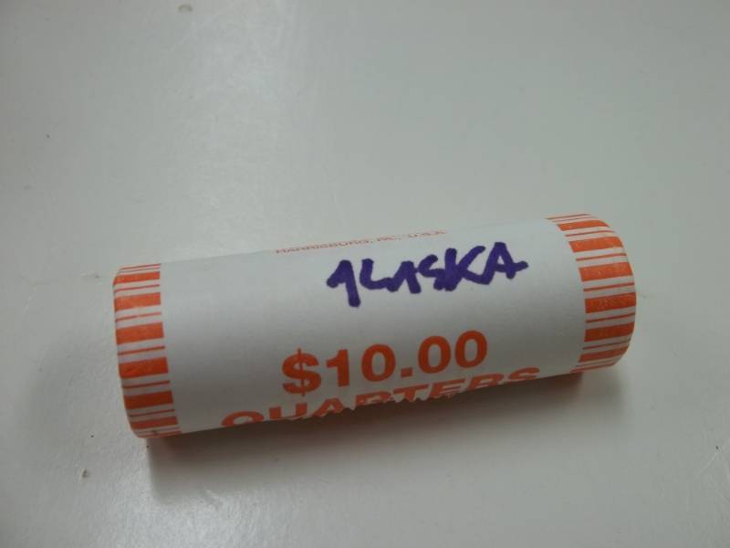 Roll of 2008 Alaska Quarters