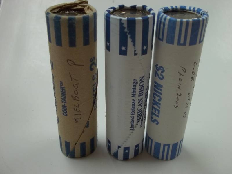 3 Rolls of Nickels