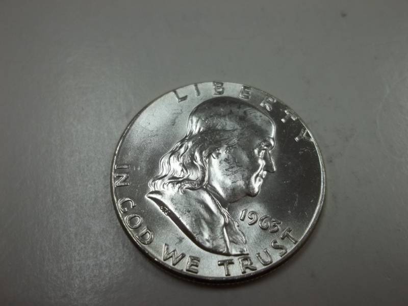 1963 Benjamin Franklin Half Dollar 90% Silver