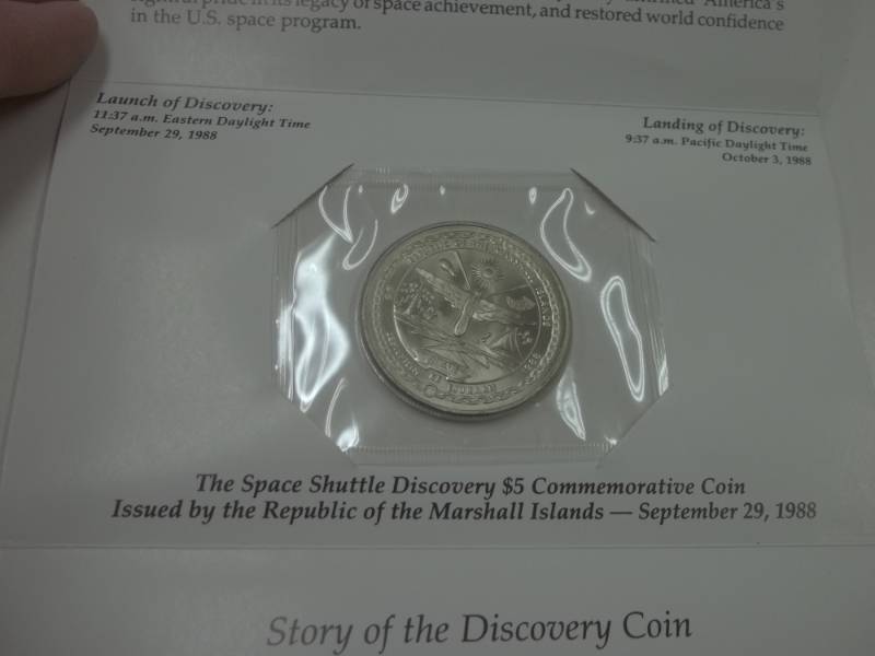 Space Shuttle Discovery $5 Commemorative Coin