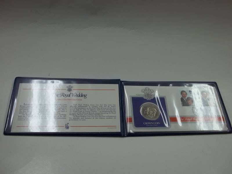The Royal Wedding Crown Coin First Day Cover