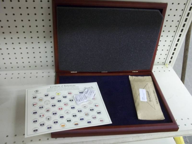 50 States Quarter Case with 10 Quarters