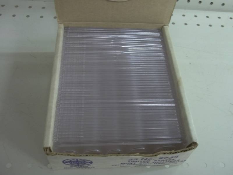 25 Proof coin holders
