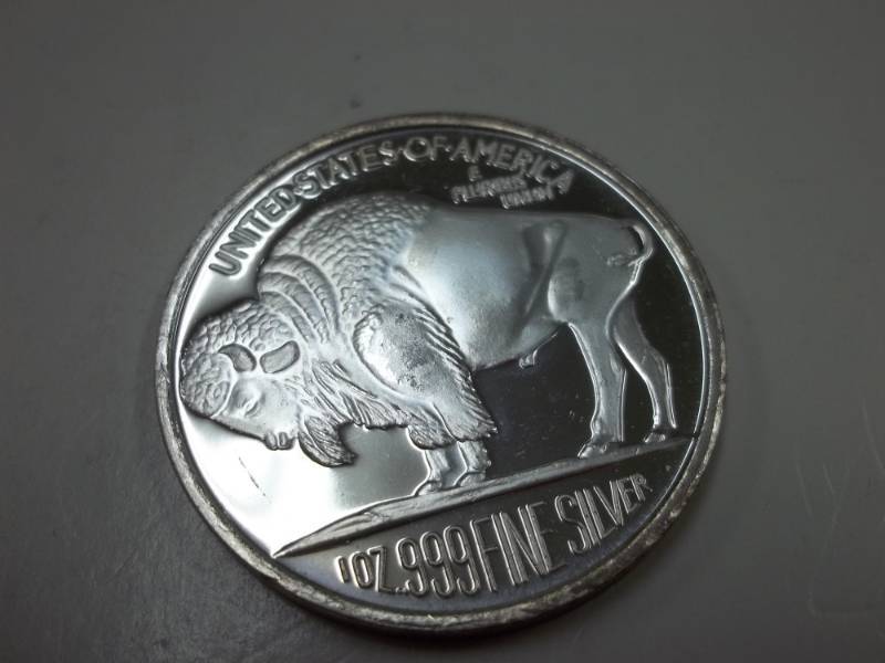 2002 Buffalo Silver Dollar 1oz. Fine Silver
