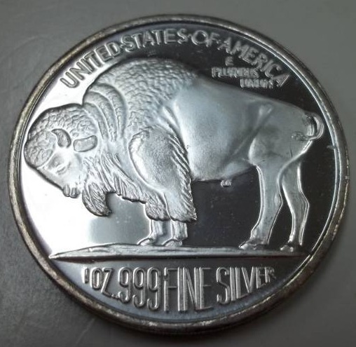 2002 Buffalo Silver Dollar 1oz. Fine Silver