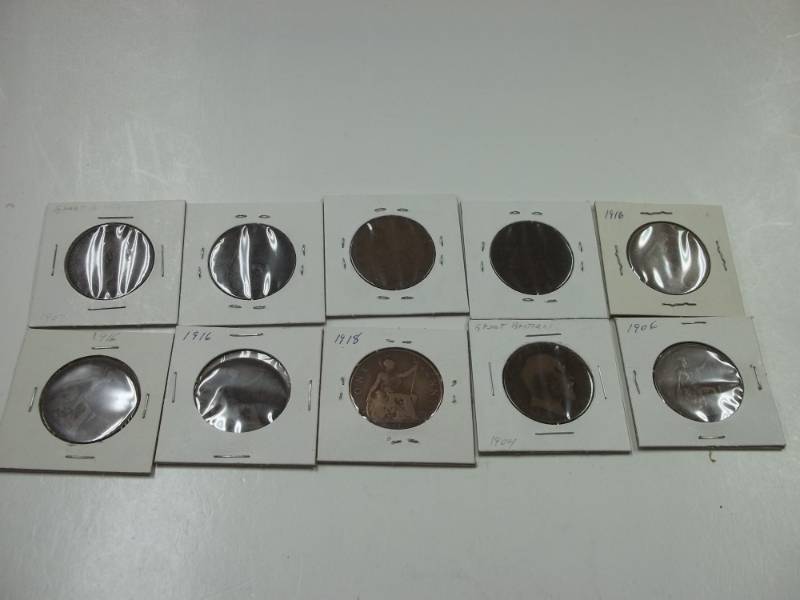 10 - One Penny Georgivs V DEI Gra Britt OMN Rex Fid Def Ind Imp