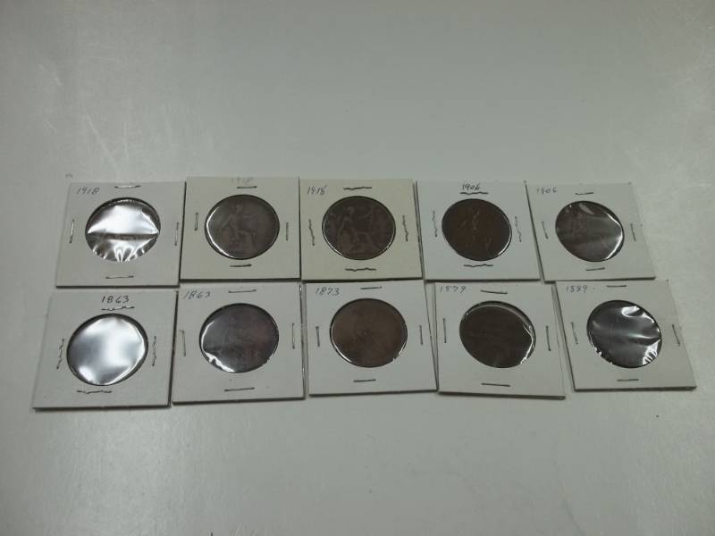 10 - One Penny Georgivs V DEI Gra Britt OMN Rex Fid Def Ind Imp