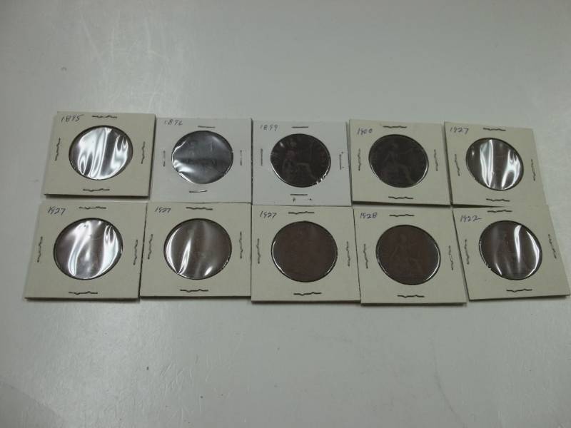 10 - One Penny Georgivs V DEI Gra Britt OMN Rex Fid Def Ind Imp