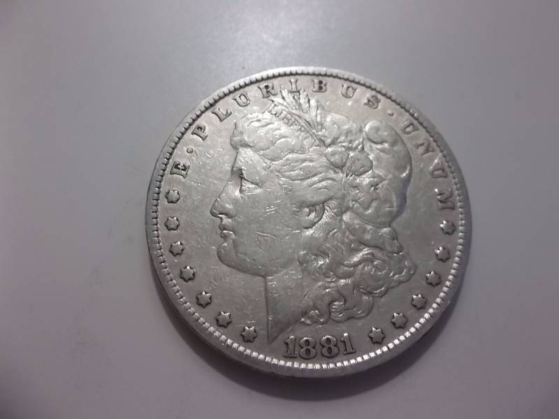 1881 Morgan Silver Dollar