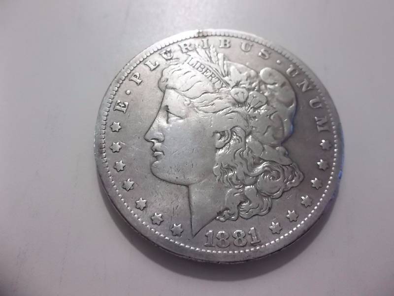 1881 S Morgan Silver Dollar