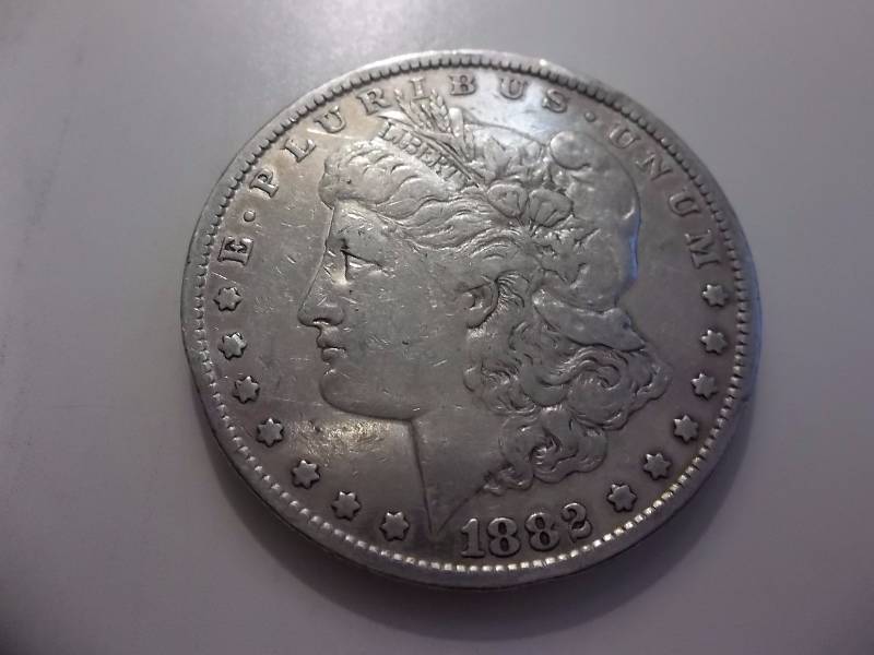 1882 Morgan Silver Dollar