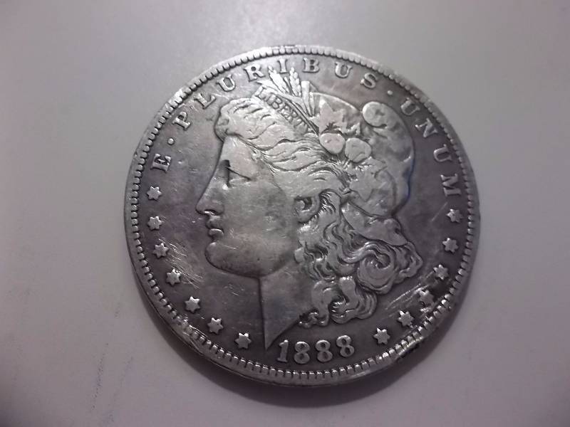 1888 O Morgan Silver Dollar