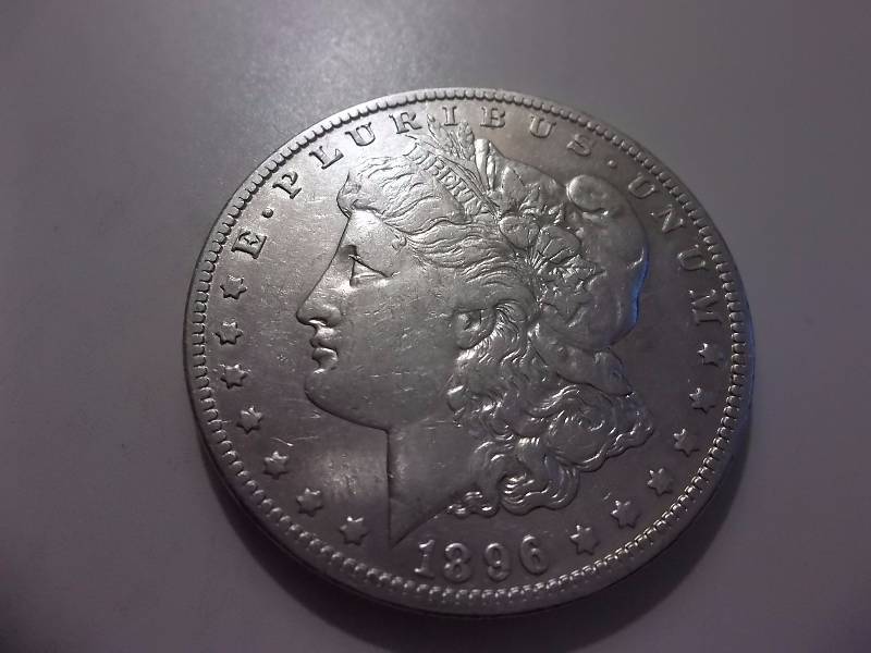 1896 O Morgan Silver Dollar