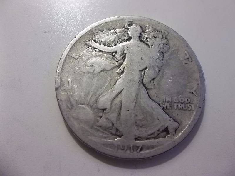 1917 D Walker Half Dollar