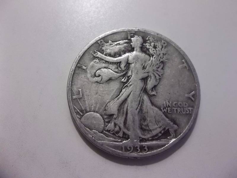 1933 S Walker Half Dollar