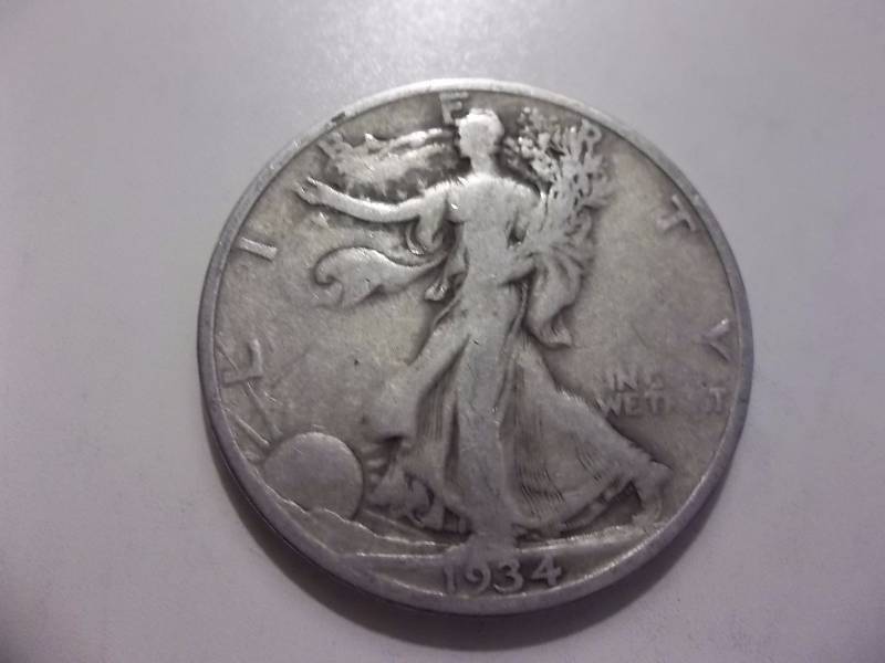 1934 S Walker Half Dollar
