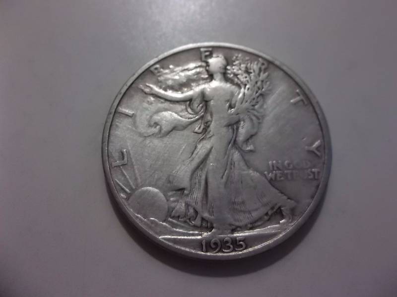 1935 S Walker Half Dollar