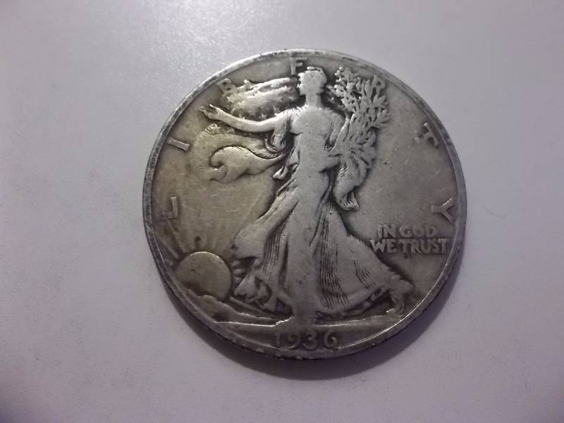 1936 D Walker Half Dollar
