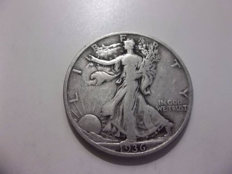 1936 S Walker Half Dollar