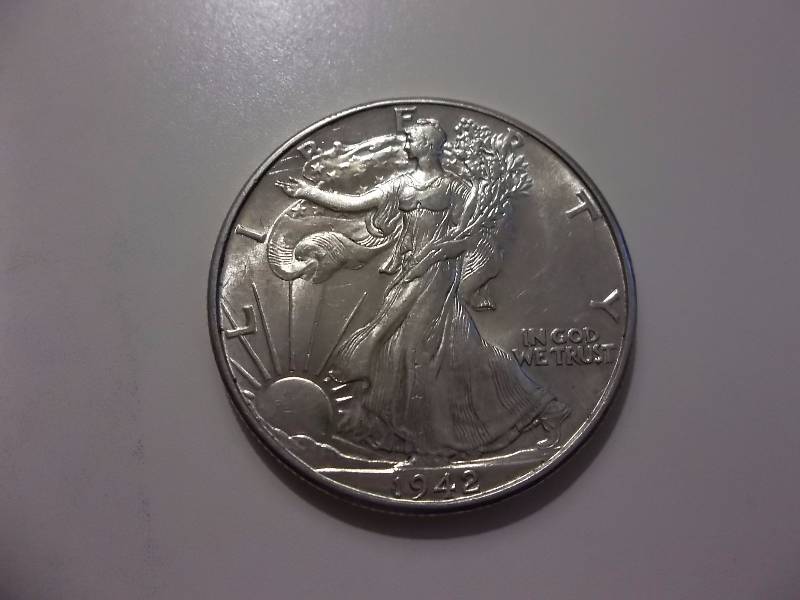 1942 Walker Half Dollar Very High Grade