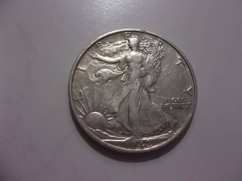 1942 S Walker Half Dollar Higher Grade