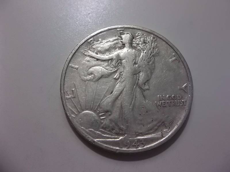 1943 S Walker Half Dollar
