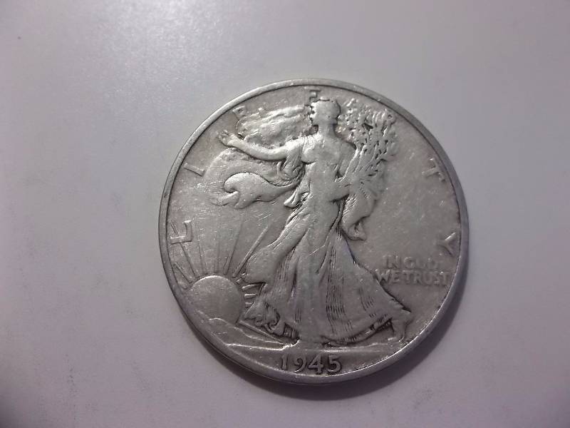 1945 S Walker Half Dollar Better Grade