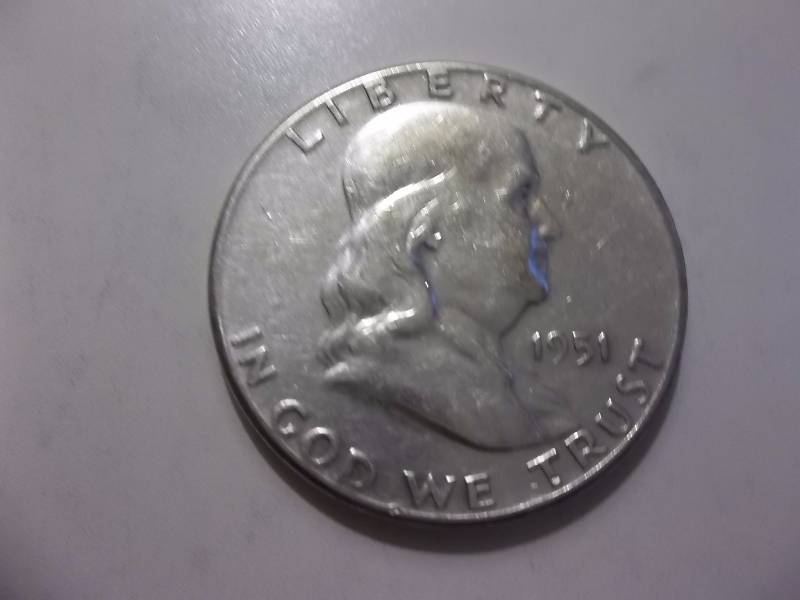 1951 Franklin Half Dollar High Grade