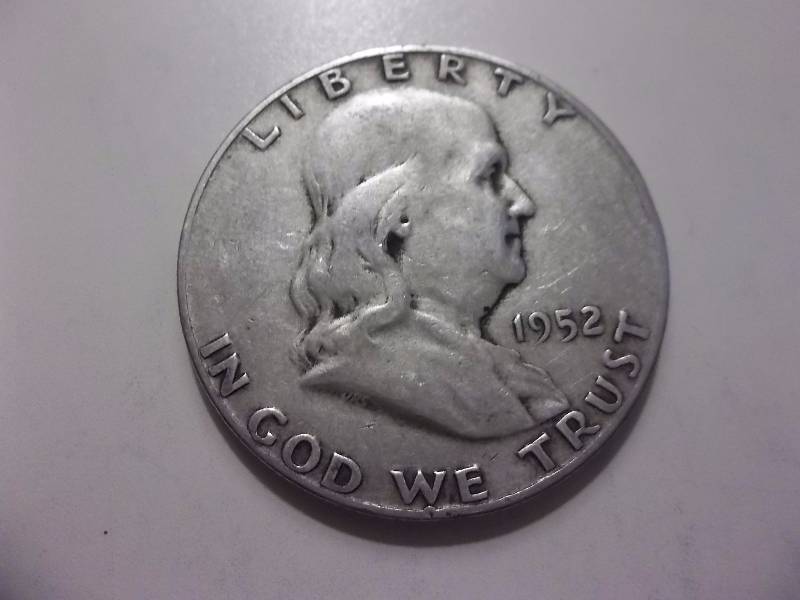 1952 S Franklin Half Dollar Better Grade