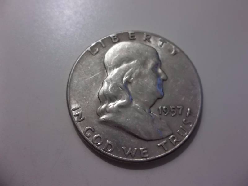 1957  Franklin Half Dollar Very High Grade BU