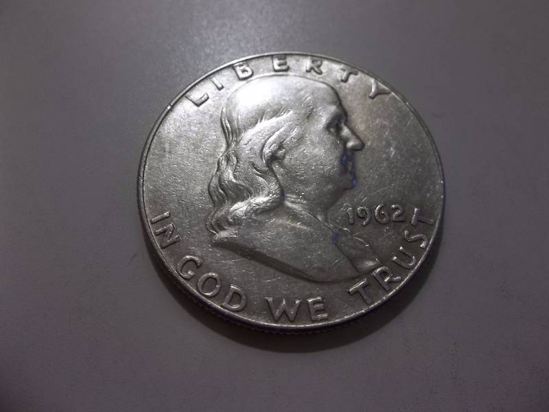 1962 D Franklin Half Dollar Very High Grade