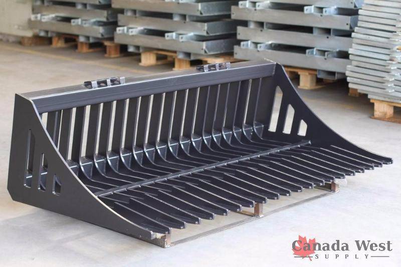 NEW 72 IN SKID STEER ROCK BUCKET RCKBKT