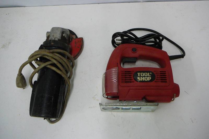 lot 28 image: Angle Grinder Jig Saw