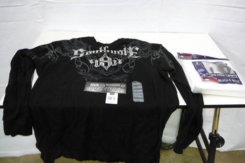 lot 46 image: Bugle boy Crew T-Shirts New 2XL South Pole T-Shirt New XL