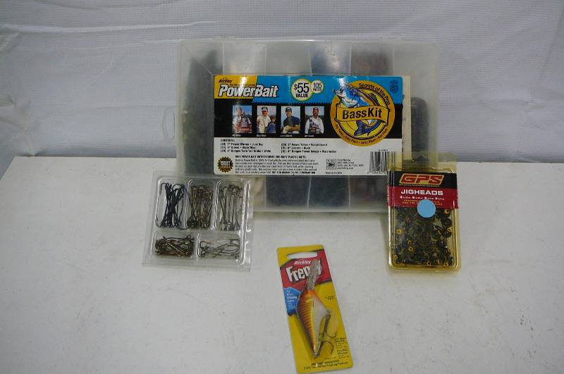 lot 50 image: Fishing Power Bait, Jig heads, Hooks, Lure, NEW