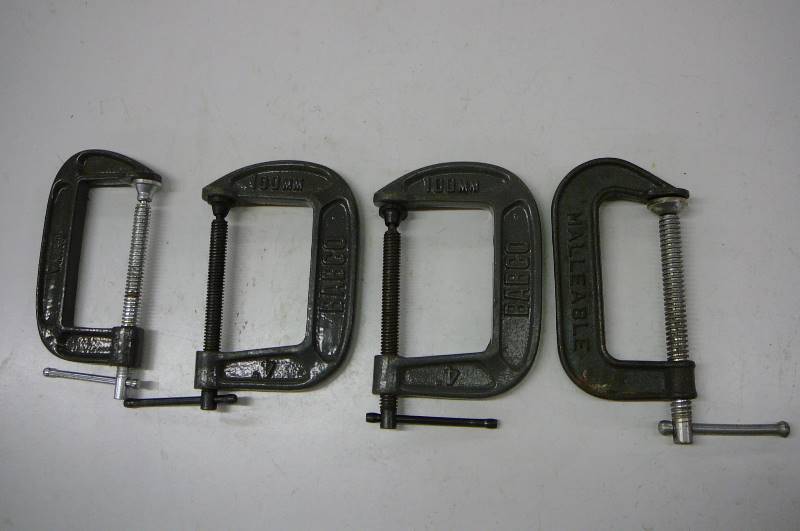 lot 54 image: C-Clamps 4-4