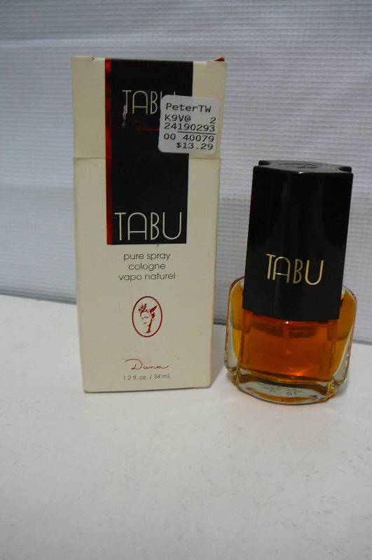 lot 90 image: Tabu Spray Cologne Vopp Natural