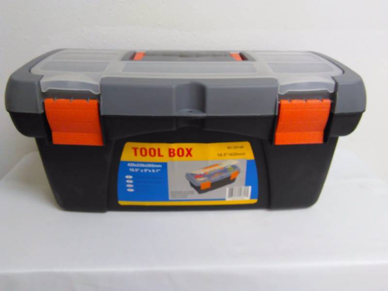 lot 7 image: Tool Box, Plastic 16  x 9 x 8