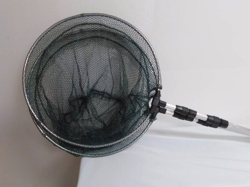 lot 12 image: Butterfly Minnow Net (2), Aluminum Extendingtelescoping Pole
