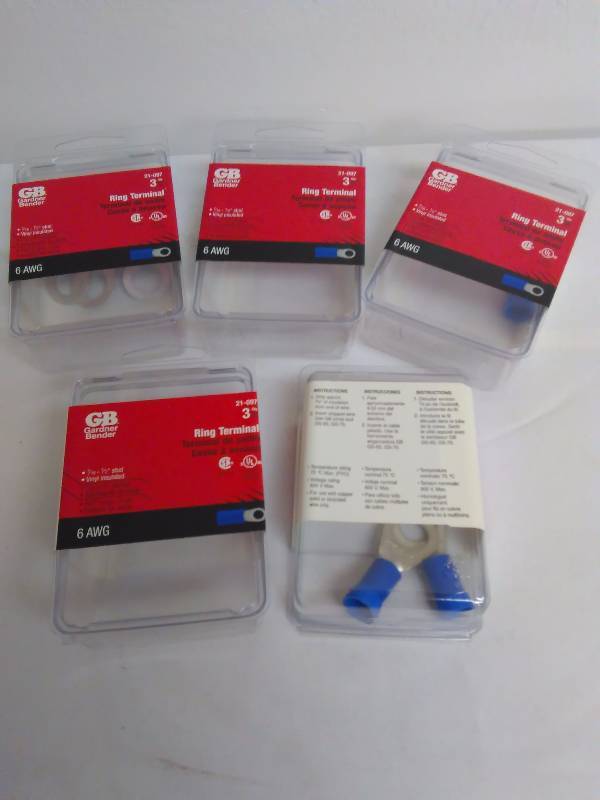 lot 71 image: Ring Terminals (5 pkgs.)