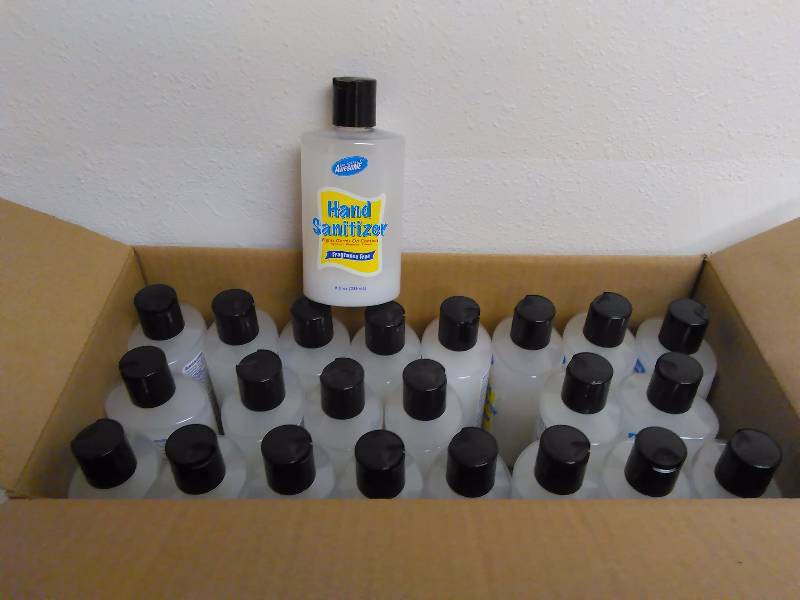 lot 119 image: LAs Awesome Hand Sanitizer (23 bottles) Fragrance Free, 8 oz. Each