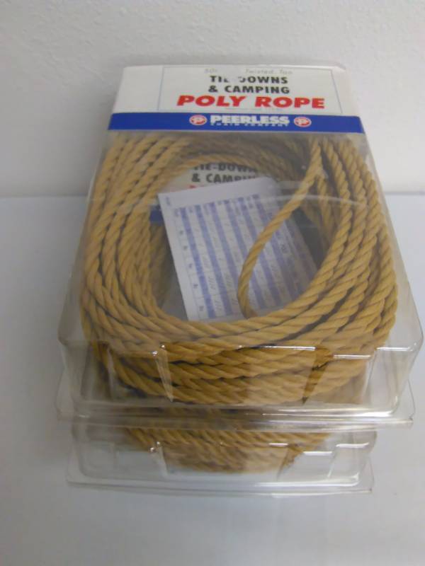 lot 156 image: Poly Rope (3) each 50 ft. x  in