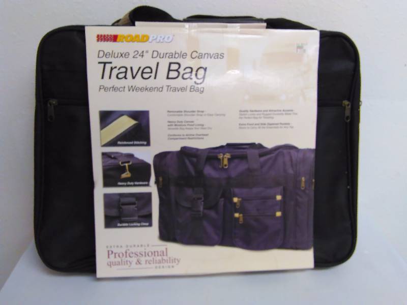 lot 179 image: Deluxe Canvas Travel Bag, 24, Road Pro