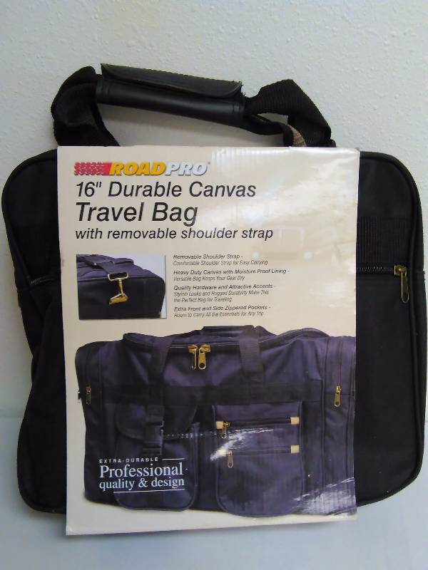 lot 180 image: Deluxe Canvas Travel Bag, 16, Road Pro