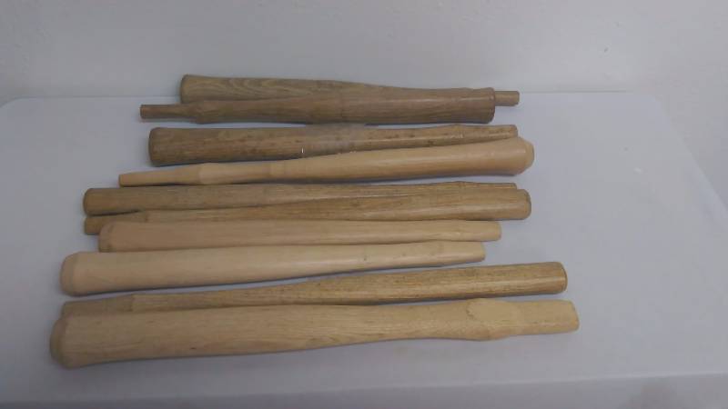 lot 192 image: Assorted Wooden Tool Handles (10)